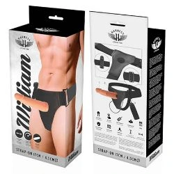 arnes hueco con vibracion willian 17 cm harness attraction - detalle 6
