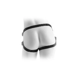 arnes multiusos de cuero negro - detalle 4