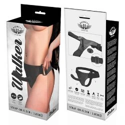 arnes sexual con dildo curvado g walker spot 15 cm - detalle 5