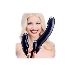 arnes sexual con pene revolver negro - detalle 5