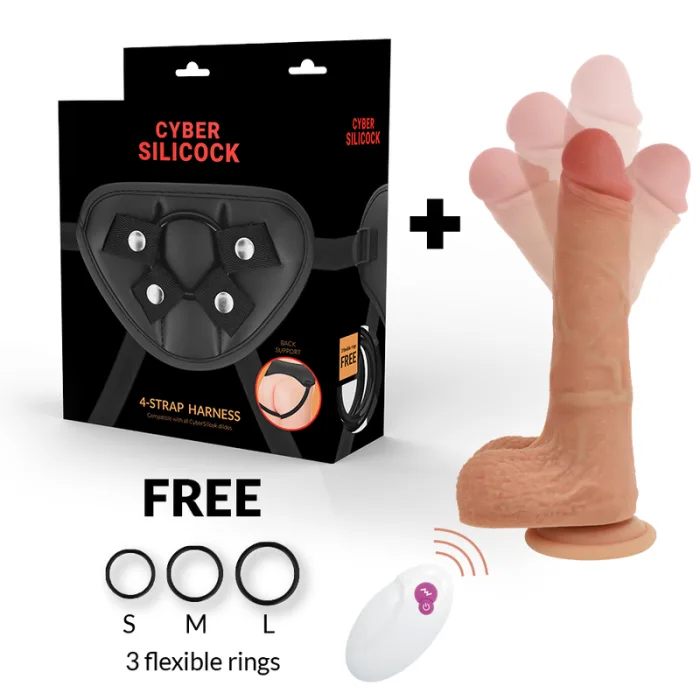 ARNÉS SILICONA LIQUIDA MR RICK CONTROL REMOTO
