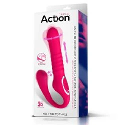 arnes sin correas rojo con 3 motores flexible action - detalle 4