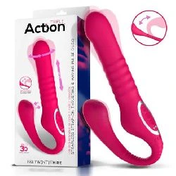 arnes sin correas rojo con 3 motores flexible action - detalle 5