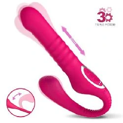 arnes sin correas rojo con 3 motores flexible action - detalle 6
