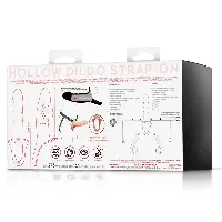 arnés strap on con dildo hueco talla l - detalle 6