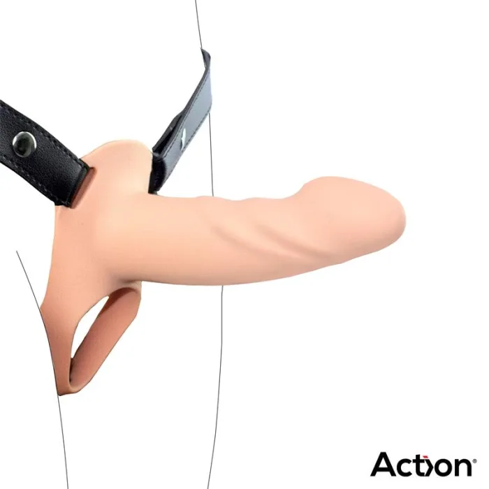 Arnés Strap On con Dildo Hueco Talla S - detalle 4