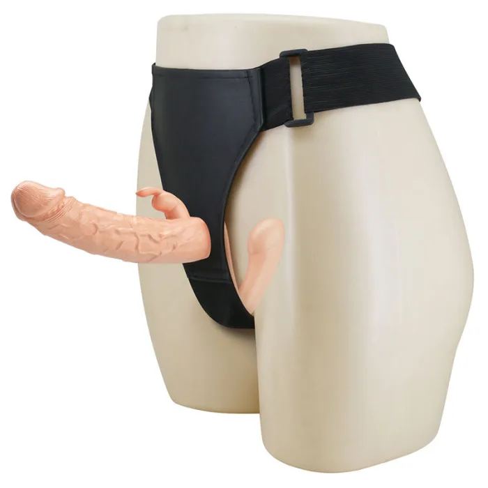 Arnés Strap On DOBLE PENETRACIÓN NATURAL