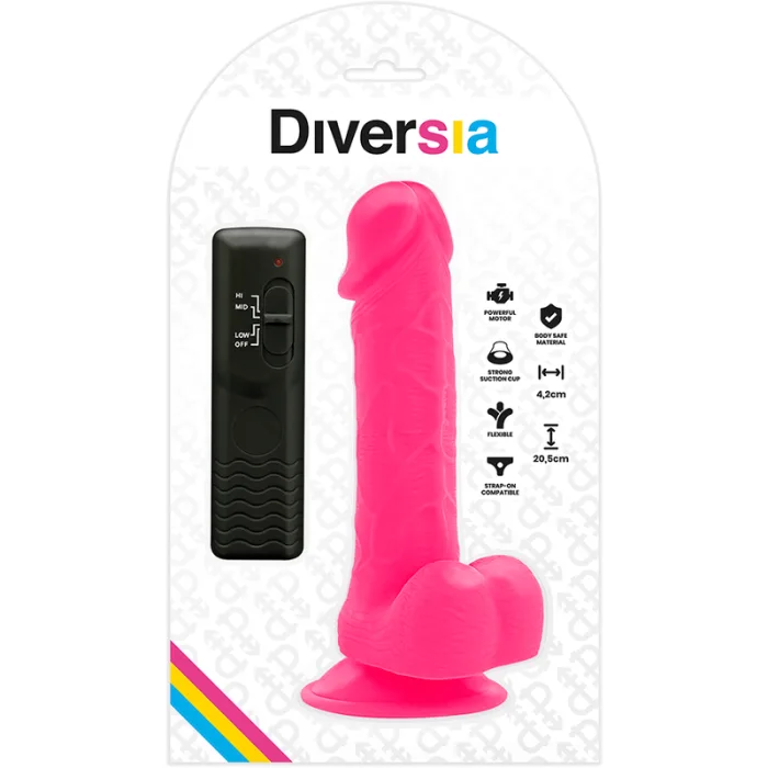 Arnés Strap On Rosa con vibración de 20.5 CM - detalle 7