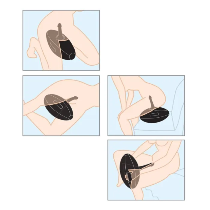 Asiento Sexual Inflable Body Dock con Dildo de 15 cm - detalle 3
