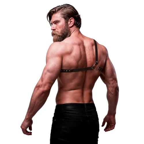 Attitude Arnés BDSM Ecopiel Hombro Cruzado Hombre - detalle 2