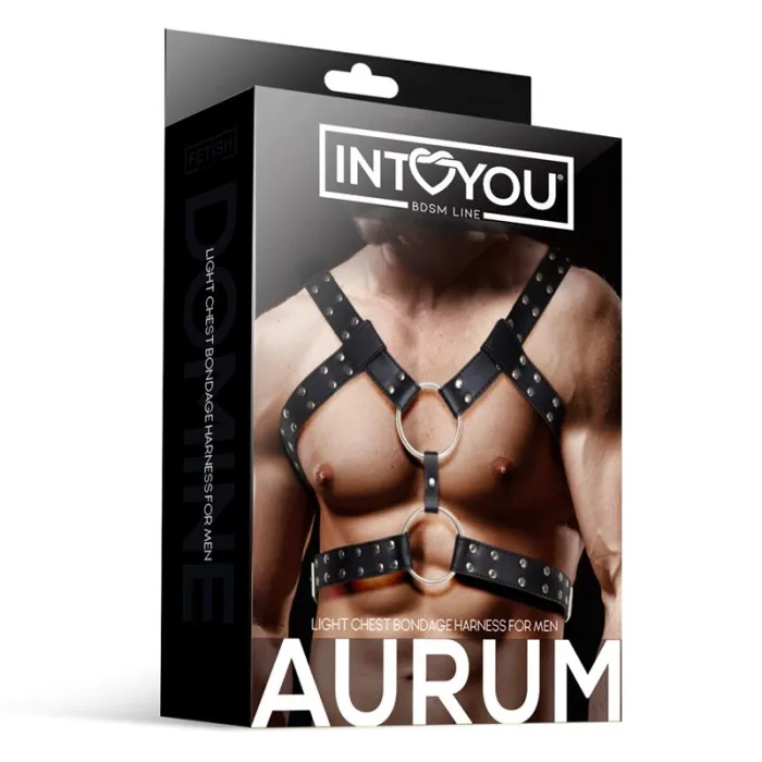 Arnés Masculino BDSM para Bondage de Cuero Vegano - detalle 3