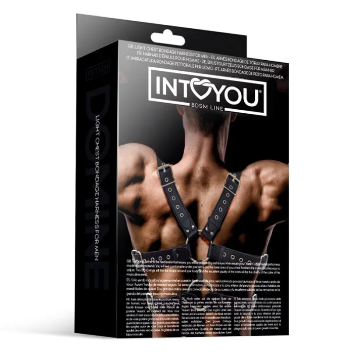 Arnés Masculino BDSM para Bondage de Cuero Vegano - detalle 4