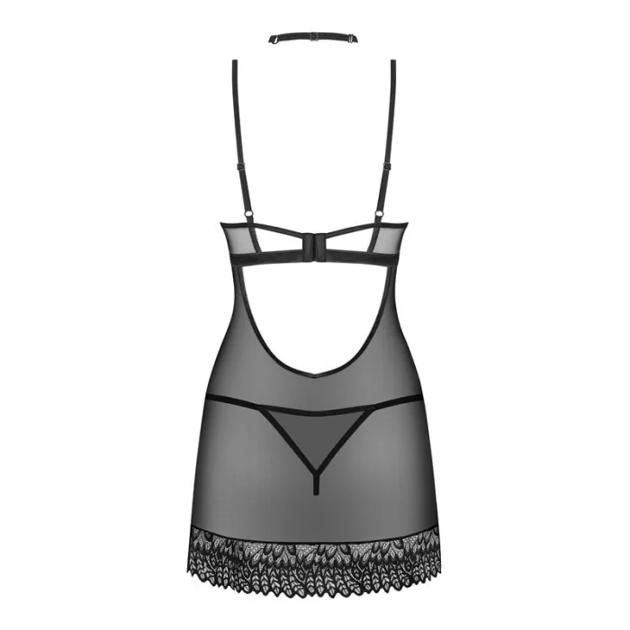 Babydoll O Picardías Chemise Y Tanga Donarella - detalle 4