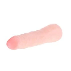dildo barato de 16 cm natural marca baile - detalle 3