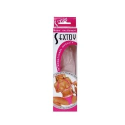 dildo barato de 16 cm natural marca baile - detalle 6