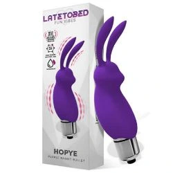 bala vibradora conejito rampante morada hopye latetobed - detalle 2