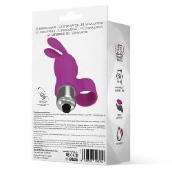 bala vibradora fingyhop conejito purpura - detalle 4
