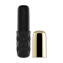 bala vibradora mini de silicona satisfyer negra - detalle 2