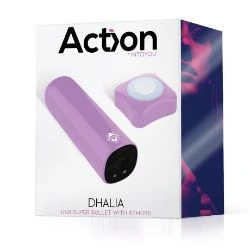 bala vibradora remota con usb morada dhalia - detalle 2