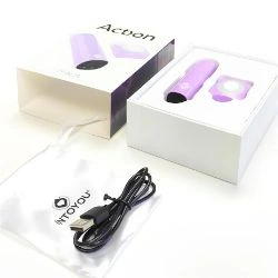 bala vibradora remota con usb morada dhalia - detalle 5