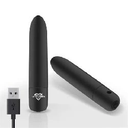 bala vibradora usb 10 velocidades potente motor negro shoty - detalle 3