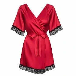 bata sensuelia rojo encaje negro obsessive - detalle 3
