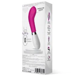 benty vibrador curvado de silicona rosa - detalle 3