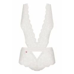 body blanco con encajes y tiras cruzadas 853 TED 2 - detalle 3