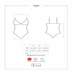 body con sujetador con aros obsessive LUVAE TEDDY - detalle 6