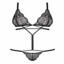 body con sujetador y tanga bordados sexys MIXTY TEDDY - detalle 3