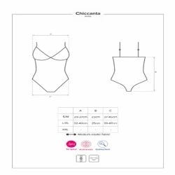 body negro con tanga abierto CHICCANTA TEDDY - detalle 5