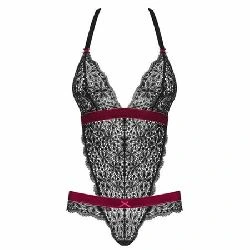 body rossita encaje negro obsessive - detalle 3
