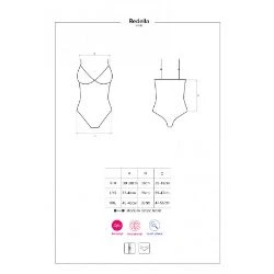 body sexy color negro REDELLA obsessive - detalle 5