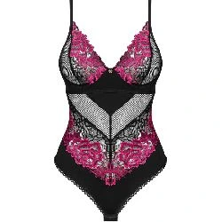 body sexy rosenty negro rosa obsessive - detalle 5