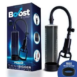 bomba manual para el pene negra psx02