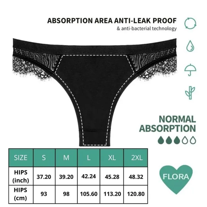 Braguita Menstrual Normal Flora - detalle 2