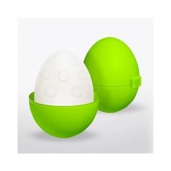 huevo masturbador elastico silicona verde bumpy - detalle 4
