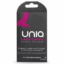 condon femenino con liguero sin látex 3 und