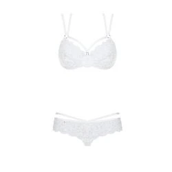 conjunto set 2 piezas blanco con encaje 860 - detalle 3
