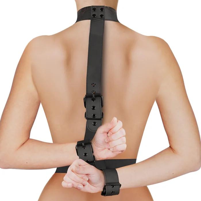 CONJUNTO BDSM Para CUELLO Y MUÑEQUERAS - detalle 4