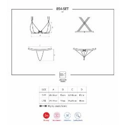 conjunto de sujetor y tanga 854 1 obsessive - detalle 5