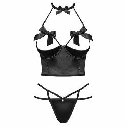 conjunto delishya dos piezas negro obsessive - detalle 3