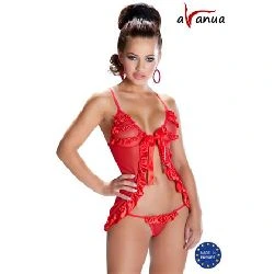 conjunto rojo sexy avanua