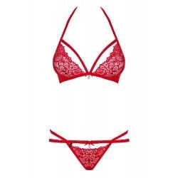 conjunto sujetador y tanga rojo 838 obsessive - detalle 3