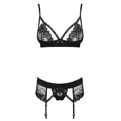 conjunto wonderia 3 piezas negro - detalle 3