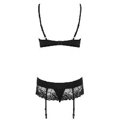 conjunto wonderia 3 piezas negro - detalle 4