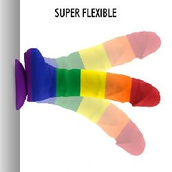 consolador cont testiculos flexible mythology corey pride m - detalle 5