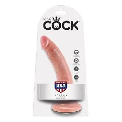 consolador de 18cm king cock natural - detalle 4