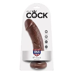 consolador de 20cm king cock marron mulato 8 - detalle 4