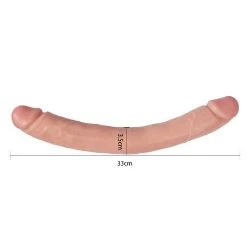 consolador dildo doble placer sexual grover de 33 cm - detalle 2